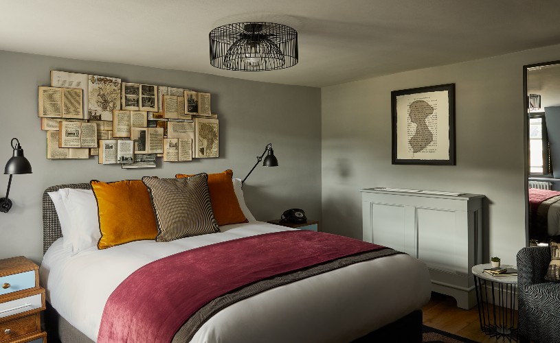 Literary Hideaway room at Hotel Indigo